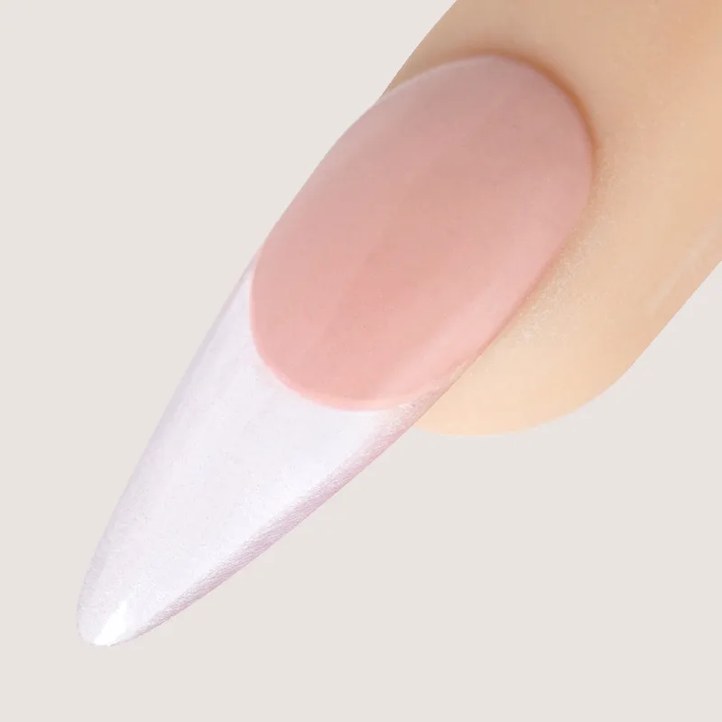 Core French Pink Acrylic Nail Powder, Bright Translucent Pink, 45g manufacturer shade swatch for Core French Pink