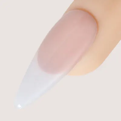 Core Natural Acrylic Nail Powder, Clear Milky White, 45g
