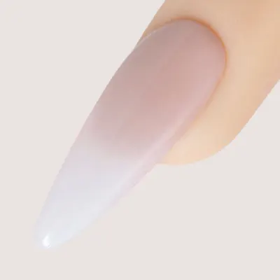 Speed Frost Pink Acrylic Nail Powder, Semi-Opaque Light Milky Pink, 45g