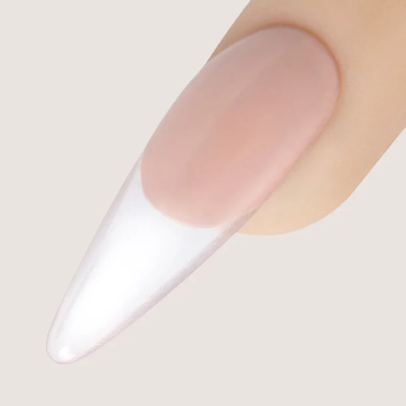 Speed Pink Acrylic Nail Powder, Translucent with a Touch of Sheer Pink, 45g manufacturer shade swatch for Speed Pink