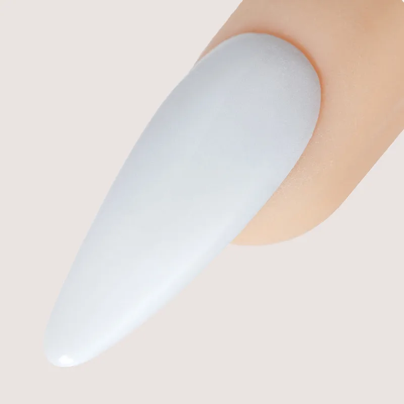 Speed White Acrylic Nail Powder, Bright White, 45g manufacturer shade swatch for Speed White
