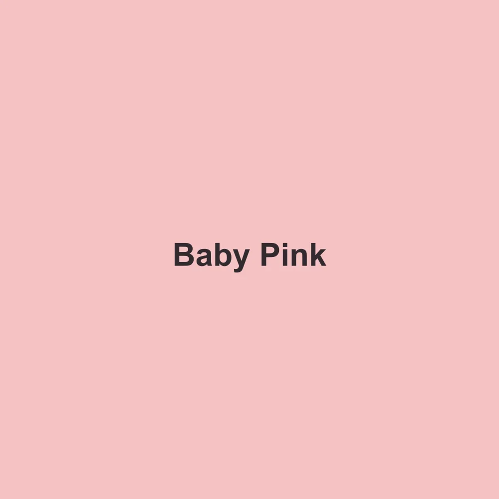 #F4C2C2 solid color swatch labeled Baby Pink