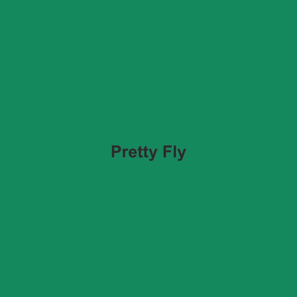 #16875B solid color swatch labeled Pretty Fly