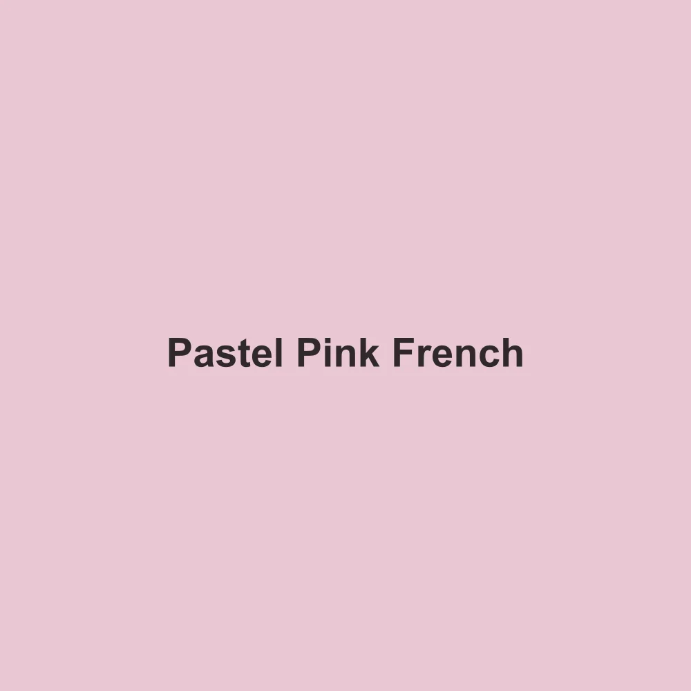 #E9C8D3 solid color swatch labeled Pastel Pink French