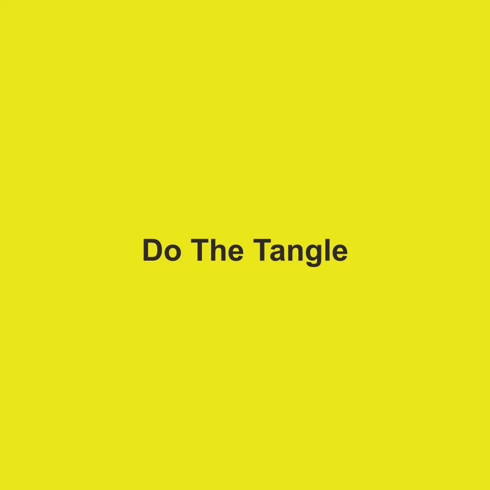#E9E51A solid color swatch labeled Do The Tangle