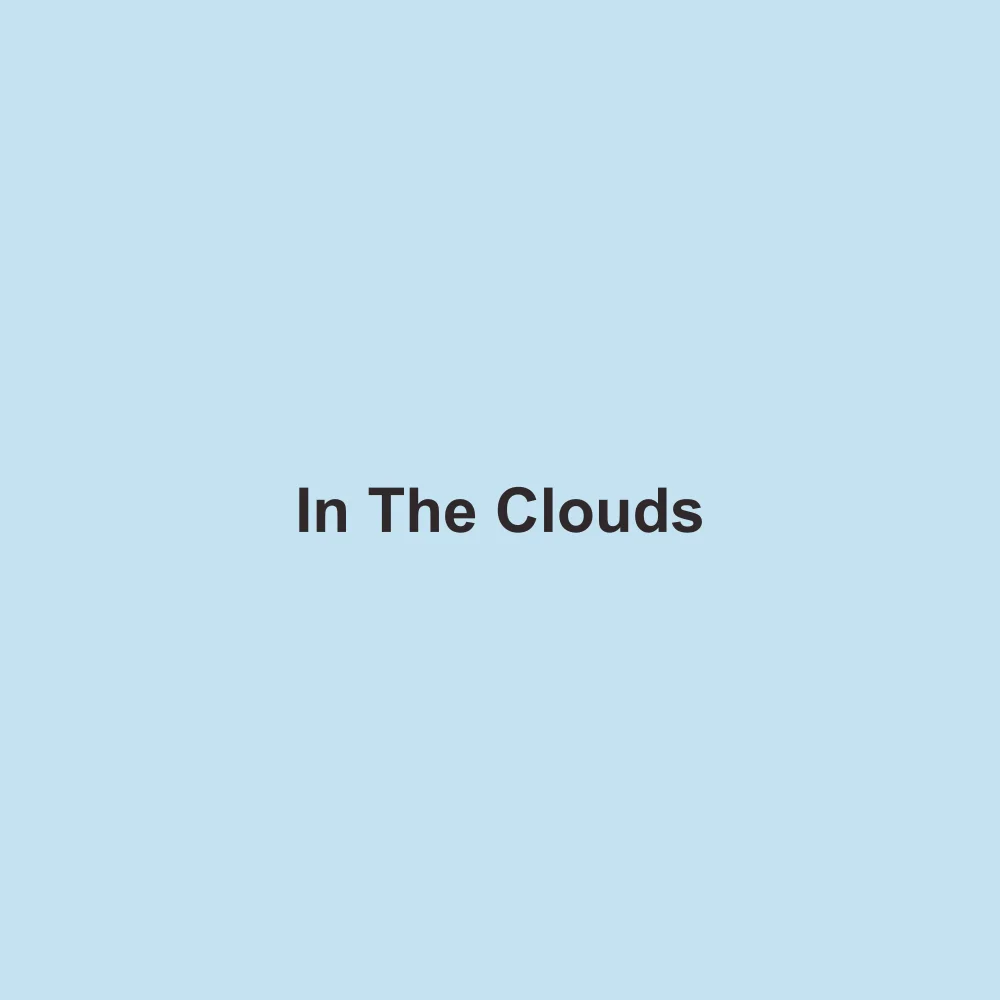In The Clouds #C5E2F1