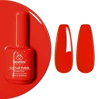 Beetles Orange Red Gel Nail Polish