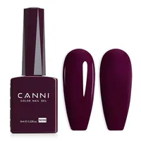 CANNI Dark Red Purple Gel Polish