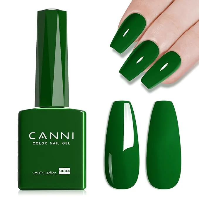 CANNI Green Gel Nail Polish