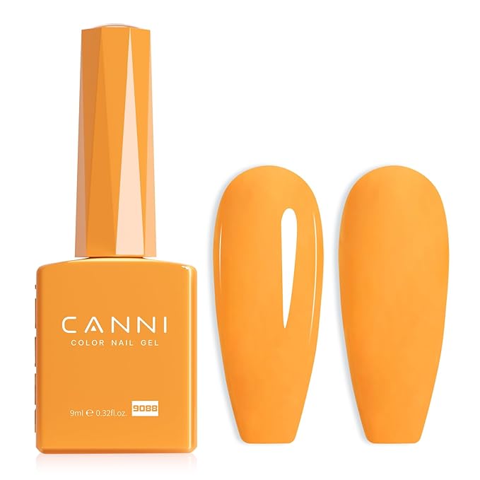 CANNI Orange Gel Nail Polish