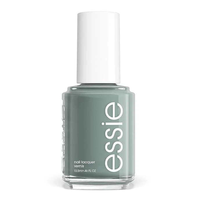 essie Nail Polish, Caught in the Rain product photo illustrating Sage Green nail color