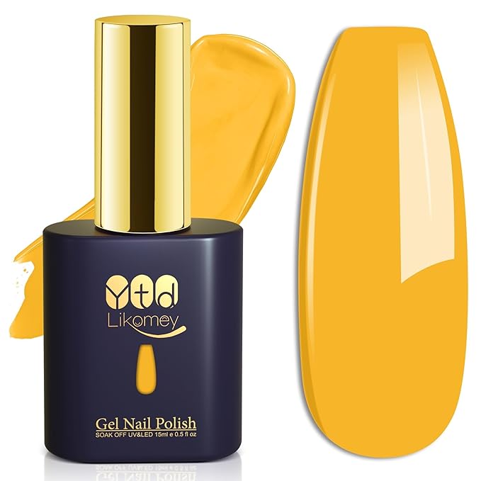Lemon Yellow Gel Nail Polish