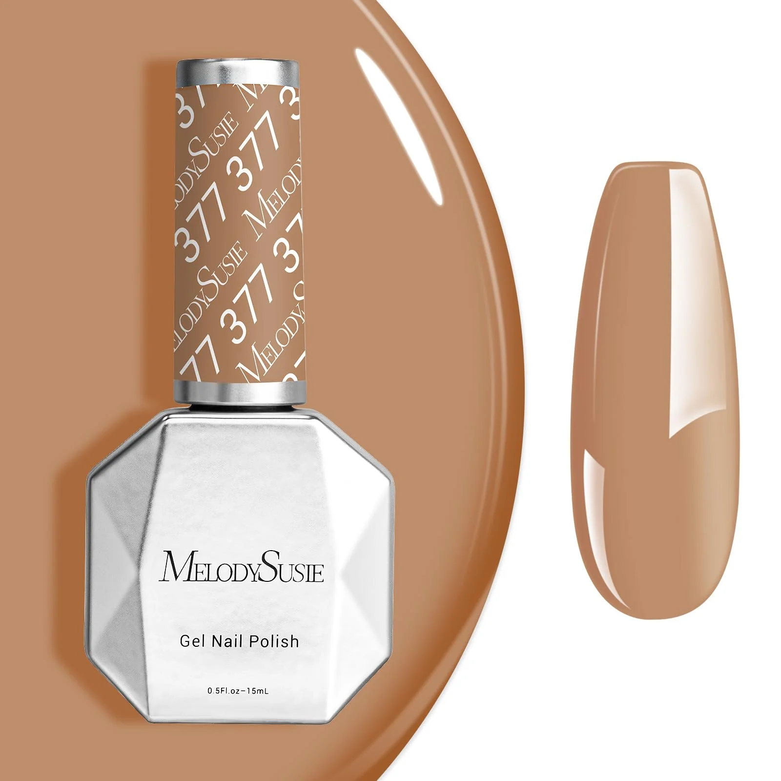 MelodySusie Gel Polish, Nutmeg Brown