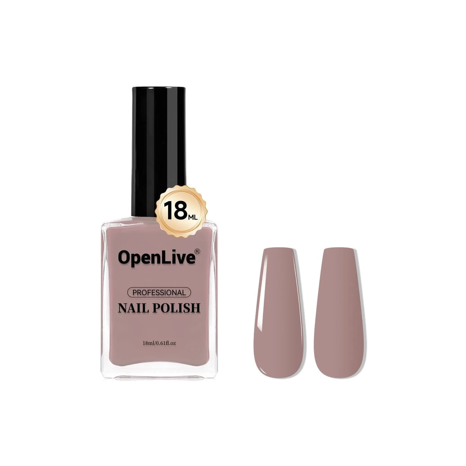 OpenLive Nail Polish, Brown