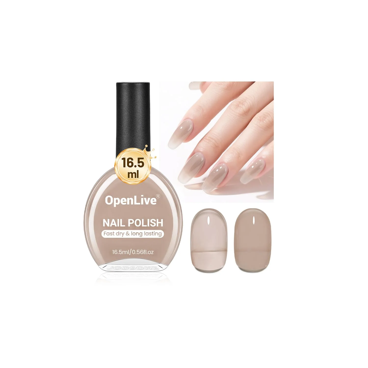 OpenLive Nail Polish, Mocha
