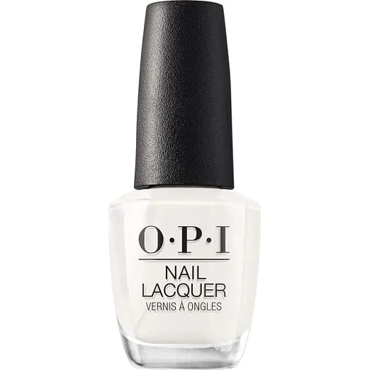 OPI Nail Lacquer, Funny Bunny product photo illustrating Milky White nail color
